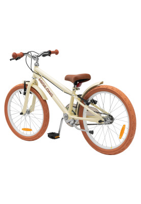 Miqilong Дитячий велосипед RM 20" бежевий