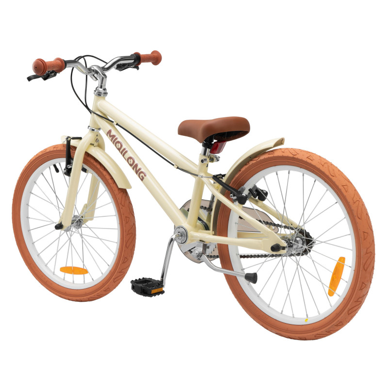 Miqilong Дитячий велосипед RM 20" бежевий