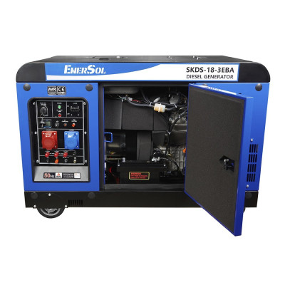 EnerSol Генератор дизельний SKDS-18-3EBA 230/400В 16-18кВт 3Фази електростартер 370кг EnerSol Генератор дизельний SKDS-18-3EBA 230/400В 16-18кВт 3Фази електростартер 370кг