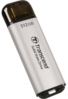 Transcend Портативний SSD 512GB USB 3.1 Gen 2 Type-C ESD300 Silver