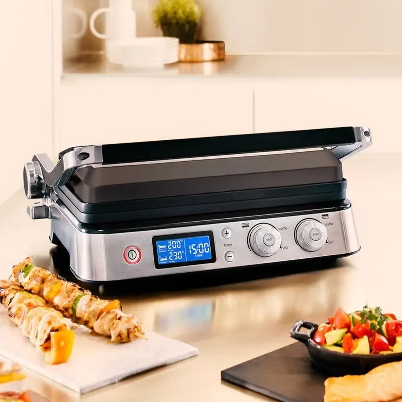 Braun Гриль прижимний MultiGrill 9 CG 2000Вт, темп. режимів-3, з`ємні пластини, метал