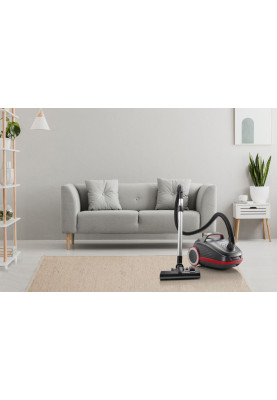Gorenje Пилосос мішковий, 700Вт, 3л, HEPA, щітка Xpand Zone, turbo brush, телескоп, чорний графіт