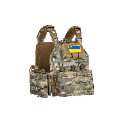 2E Tactical Плитоноска, Тип 4, Assault, швидке скидання, камуфляж