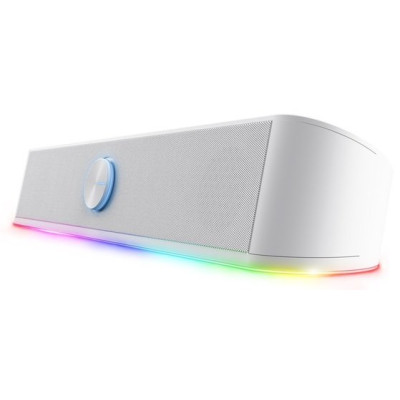 Trust Акустична система GXT 619 Thorne Саундбар, USB/AUX, RGB, Білий