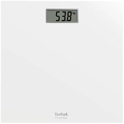 Tefal Ваги підлогові Premiss, 150кг, CR2032x1 в комплекті, скло, білий