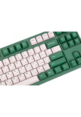 Akko Клавіатура механічна 3087 Matcha Red Bean 87Key, Cherry MX Red, USB-A, EN/UKR, No LED, Зелений