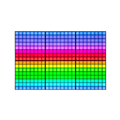 Twinkly Панель Smart LED Twinkly Squares 1+5 RGB, Gen II, IP20, 16x16см, кабель білий