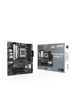 ASUS Материнcька плата PRIME B650M-A II-CSM sAM5 B650 4xDDR5 M.2 D-Sub HDMI DP mATX