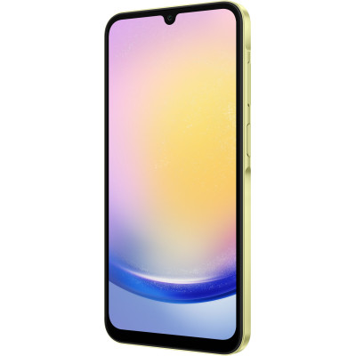 Samsung Смартфон Galaxy A25 5G (A255) 6.5` 6/128ГБ, 2SIM, 5000мА•год, жовтий Samsung Смартфон Galaxy A25 5G (A255) 6.5` 6/128ГБ, 2SIM, 5000мА•год, жовтий