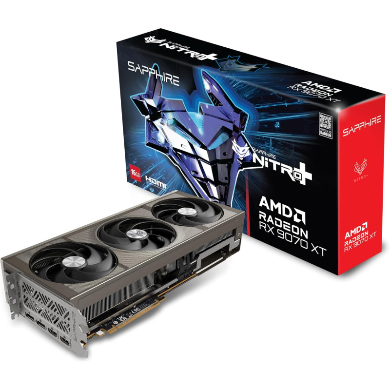 SAPPHIRE Відеокарта Radeon RX 9070 XT 16GB GDDR6 NITRO+ GAMING OC