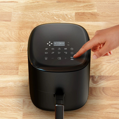 Tefal Мультипіч EasyFry Compact, 1300Вт, чаша-3л, сенсорне керув., пластик, чорний