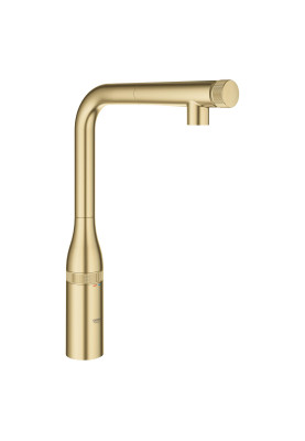 Grohe Змішувач для кухні Essence Smart Control, довж.виливу - 199мм, поворотний/витяжний, вентиль/кнопка, матовий прохолодний схід сонця
