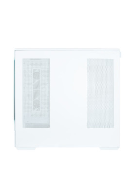 Zalman Корпус P30 White V2, без БР, 1xUSB3.0, 1хUSB Type-C, 3x120мм ARGB, TG Front/Side Panel, mATX, білий