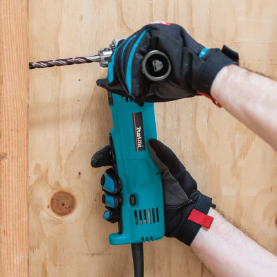 Makita Кутова дриль DA3010F, 450 Вт, 2400 об/хв, 1.5-10мм, 1.6кг