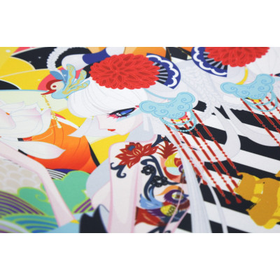 Varmilo Килимок для миші Lovebirds Gold Desk Mat XL (900х400х3мм)