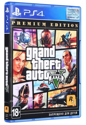 Games Software Grand Theft Auto V Premium Edition [Blu-Ray диск] (PS4)