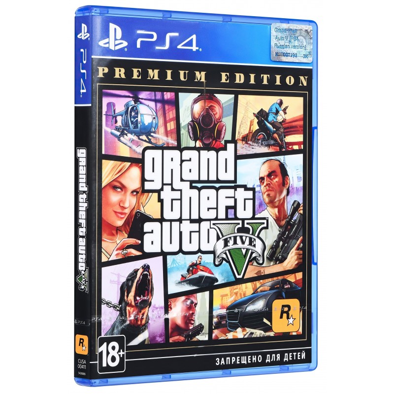 Games Software Grand Theft Auto V Premium Edition [Blu-Ray диск] (PS4)