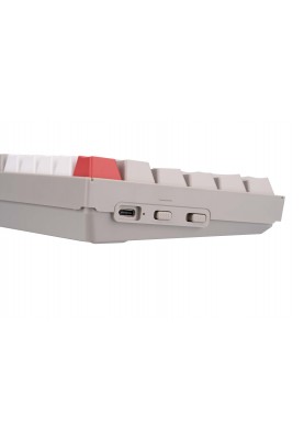 Keychron Клавіатура механічна K2 84Key, Gateron G PRO Blue, BT/USB-A, EN/UKR, No Led, Grey