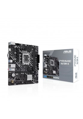 ASUS Материнcька плата PRIME H610M-K s1700 H610 2xDDR5 M.2 HDMI D-Sub mATX