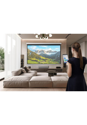 Epson Проектор ультракороткофокусний EH-QS100W UHD, 4500 lm, LASER, 0.16, білий