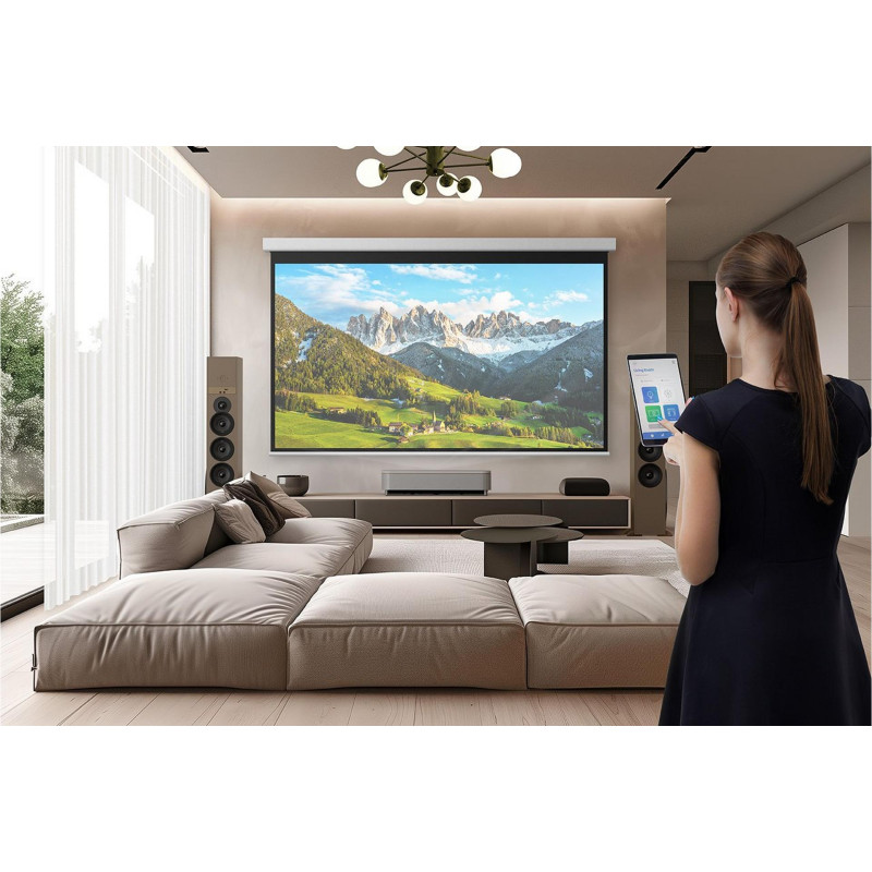 Epson Проєктор ультракороткофокусный EH-QS100W UHD, 4500 lm, LASER, 0.16,  білий