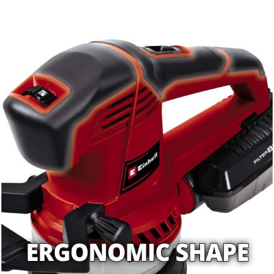 Einhell Шліфмашина ексцентрикова TE-RS 40 E400Вт 125 мм 12000-24000кол·хв 1.87кг