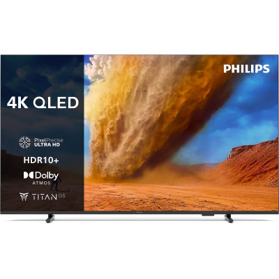 Philips Телевізор 50" QLED 4K 60Hz Smart Titan OS Black