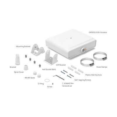TP-Link Точка доступу EAP650 D120 OUTDOOR AX3000, 1xGE LAN, PoE, Passive PoE TP-Link Точка доступу EAP650 D120 OUTDOOR AX3000, 1xGE LAN, PoE, Passive PoE