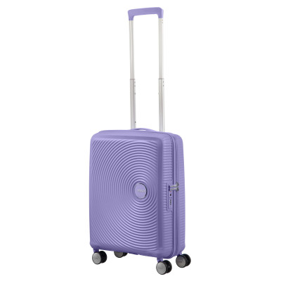 American Tourister Валіза American Tourister, Soundbox, поліпропілен, мала, 55см, 35.5/41л, TSA, 4 колеса, EXP, лавандовий