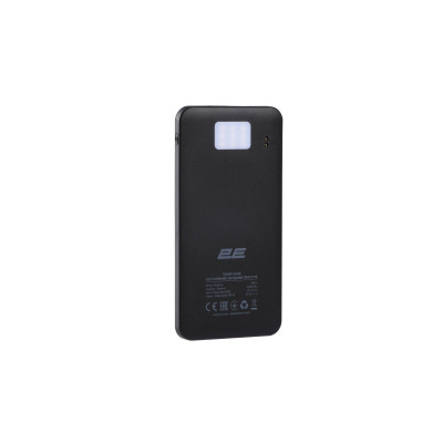 2E Портативний зарядний пристрій Power Bank Solar 8000mAh Black