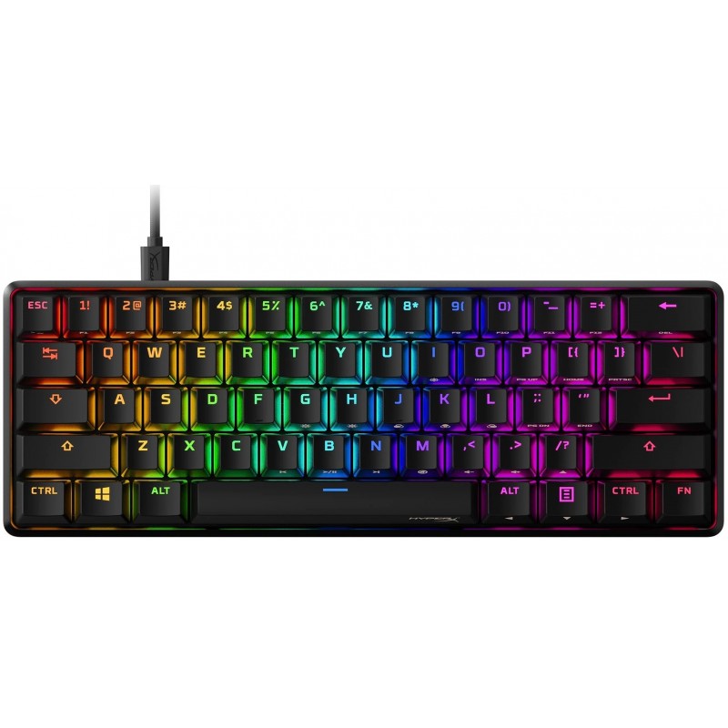 HyperX Клавіатура Alloy Origin 60 Red USB RGB ENG/RU Black