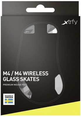 Cherry Xtrfy Скляні глайди для миші M4/M4 WL Litus White