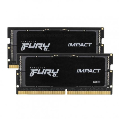 Kingston Пам'ять ноутбука DDR5 64GB KIT (32GBx2) 4800 FURY Impact