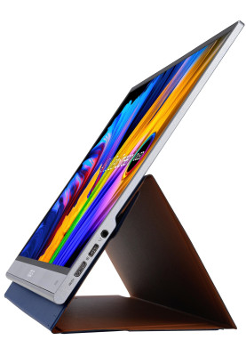 ASUS Монітор портативний 15.6" ZenScreen MQ16AH mHDMI, 2xUSB-C, OLED, 1ms, DCI-P3 100%, HDR10, Cover