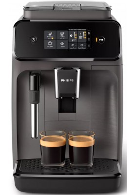 Philips Кавомашина Series 1200, 1.8л, зерно, ручний капуч, авторецептів -2, чорний