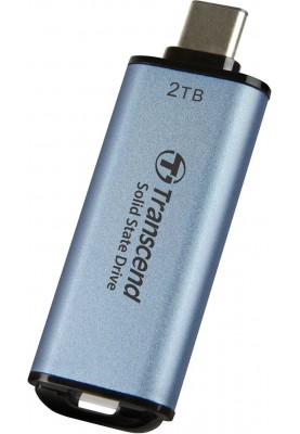 Transcend Портативний SSD 2TB USB 3.1 Gen 2 Type-C ESD300 Blue