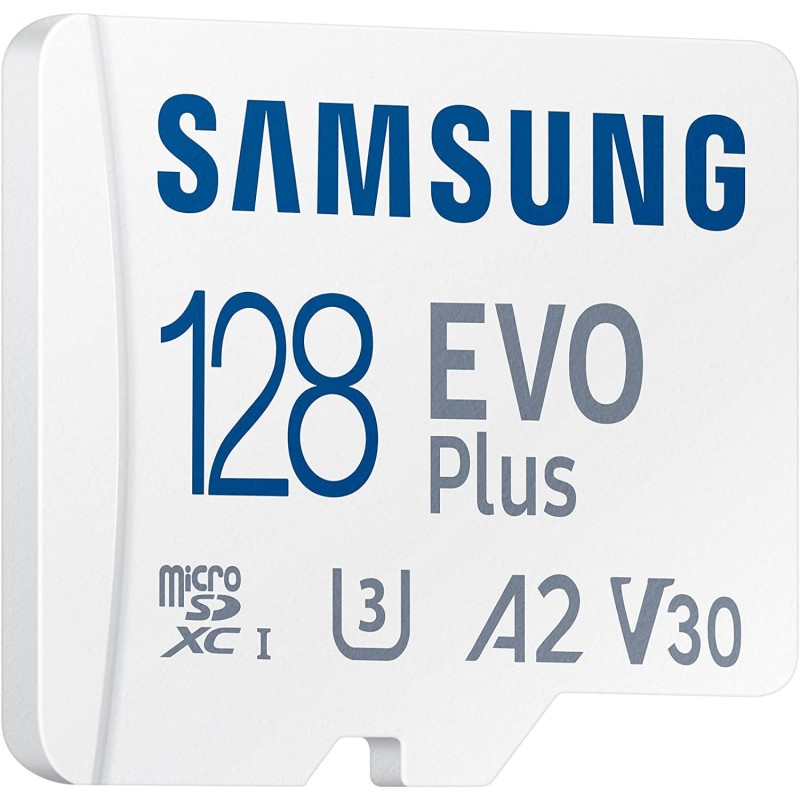 Samsung Карта пам'яті microSDHC 128GB C10 UHS-I R100MB/s Evo Plus + SD