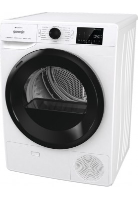 Gorenje Сушильна машина конденсаційна, 8кг, A+++, 60см, дисплей, Wi-Fi, білий