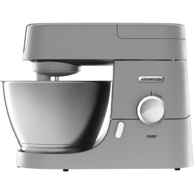 Kenwood Кухонная машина Chef, 1000Вт, чаша-метал, корпус-пластик, насадок-3, срібний