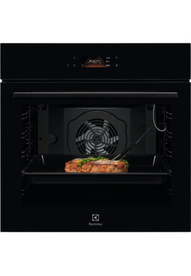 Electrolux Духовий шафа Electrolux електричний, 72л, A+, дисплей, конвекція, телескопічні напрямні, чорний