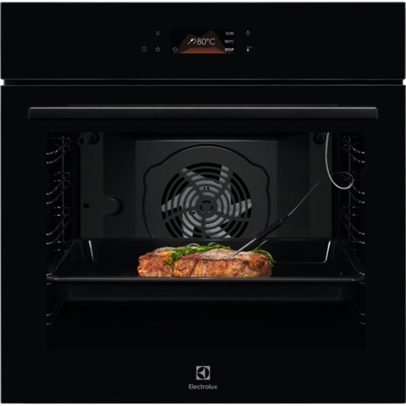 Electrolux Духова шафа Electrolux електрична, 72л, A+, дисплей, конвекція, телескопічні напрямні, чорний