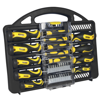 Stanley Викрутки, набір 34 од., з бітами, кейс Stanley Викрутки, набір 34 од., з бітами, кейс