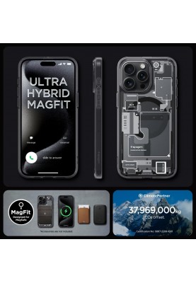 Spigen Чохол для Apple iPhone 15 Pro Ultra Hybrid MagFit, Zero One