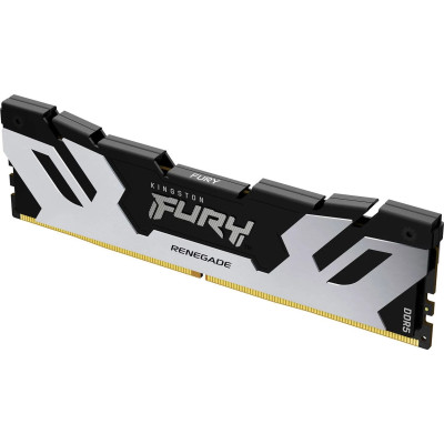 Kingston Пам'ять ПК DDR5 32GB KIT (16GBx2) 6800 FURY Renegade XMP Срібний