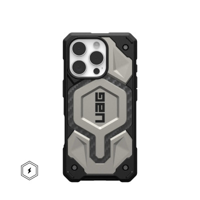 UAG Чохол для iPhone 16 Pro, Monarch Pro Magsafe, Titanium
