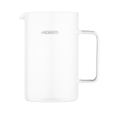 ARDESTO Френч-прес Midori, 800мл, боросилікатне скло, нержавіюча сталь, бамбук, прозорий ARDESTO Френч-прес Midori, 800мл, боросилікатне скло, нержавіюча сталь, бамбук, прозорий