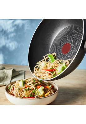 Tefal Сковорода ВОК So' Light, 28см, алюміній, бакеліт, чорний