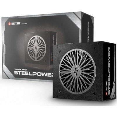Chieftec Блок живлення RETAIL Chieftronic SteelPower BDK-750FC,750W,12cm FDB fan,eff.>85%,80+ Bronze,a/PFC,Fully Modular