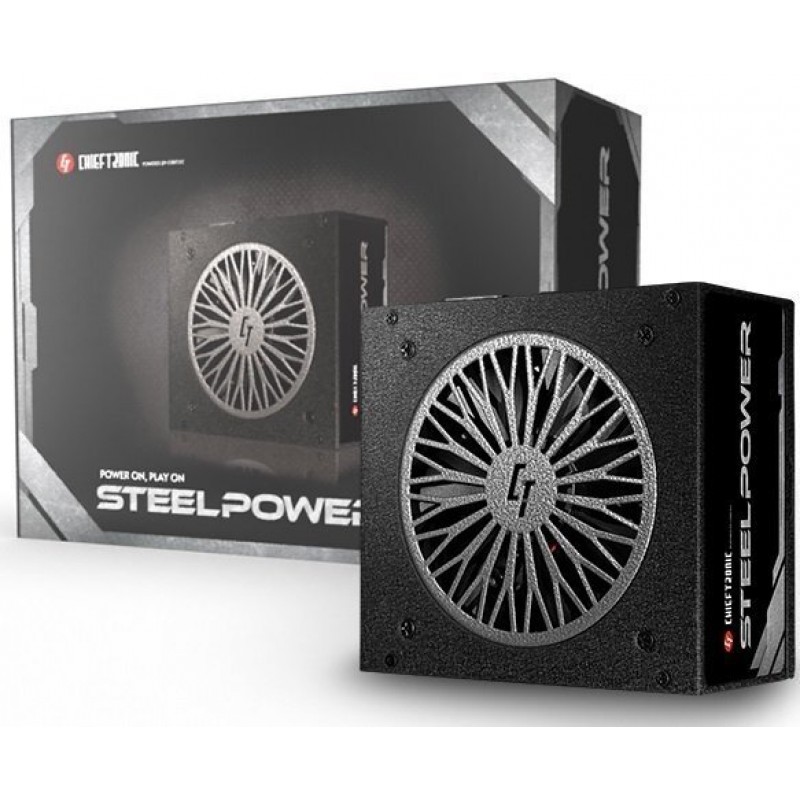 Chieftec Блок живлення RETAIL Chieftronic SteelPower BDK-750FC,750W,12cm FDB fan,eff.>85%,80+ Bronze,a/PFC,Fully Modular