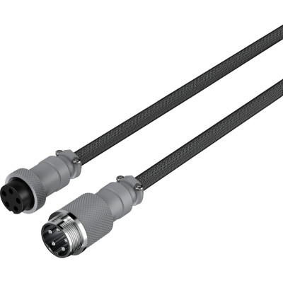 HyperX Кабель USB-A - USB-C спіральний, 1.37м Grey